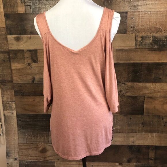 Robin K Top Cold Shoulder Rhinestone MED - Picture 12 of 12